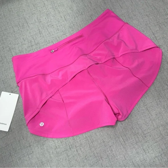 Lululemon Speed Up High Rise Athletic Shorts Sonic Pink NWT - Picture 6 of 9